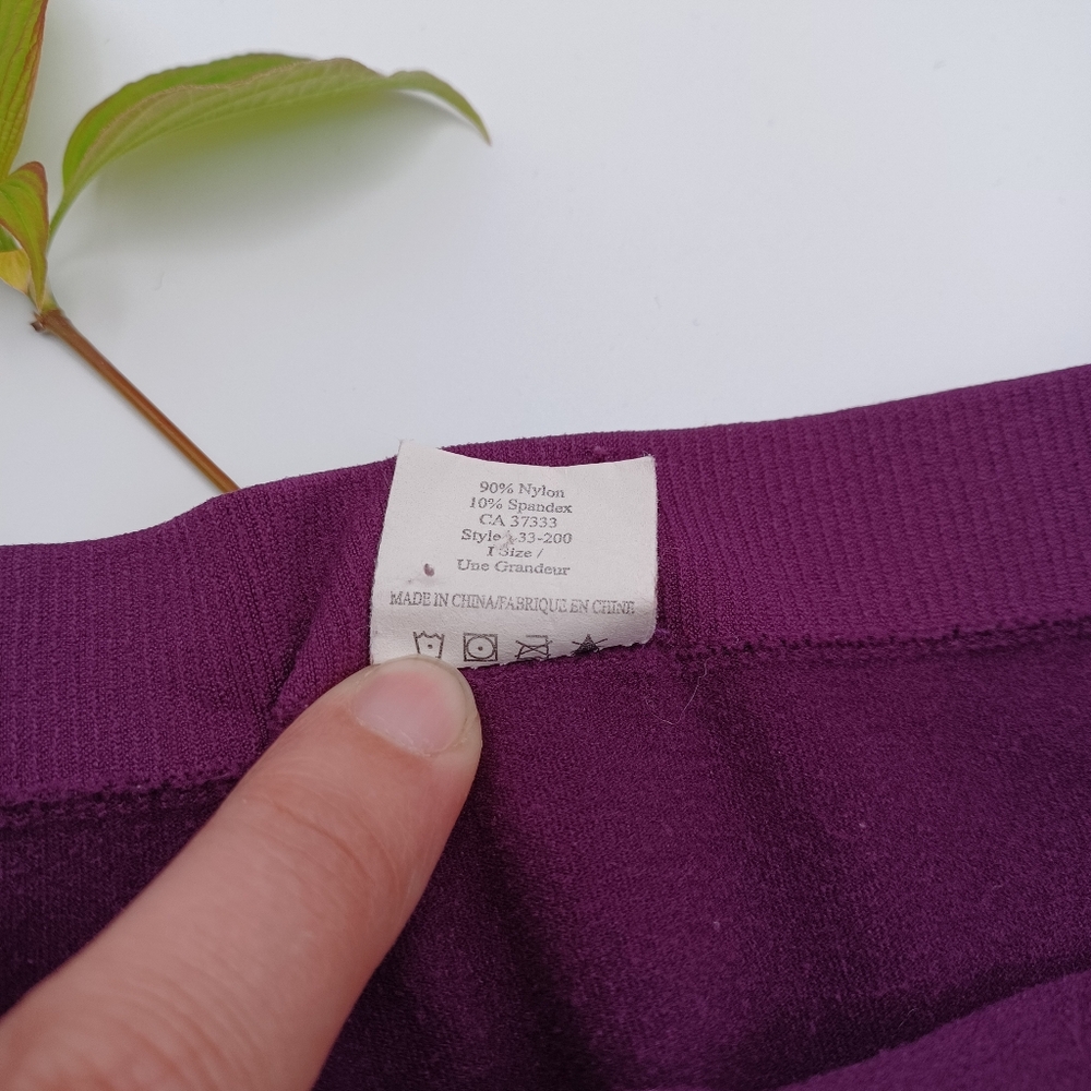 Deep Purple Bandeau Top - Picture 5 of 8